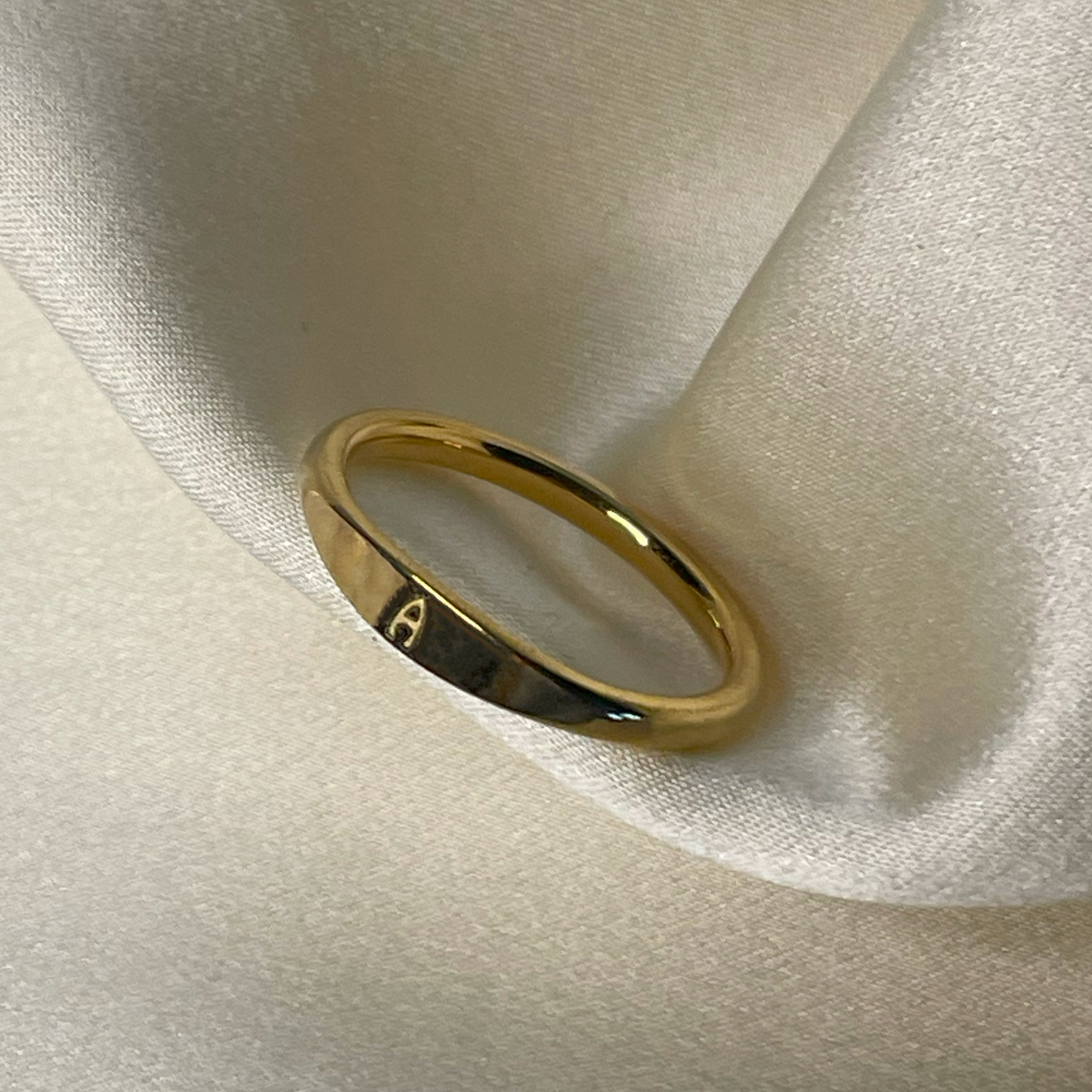 Minimalistic Letter Ring