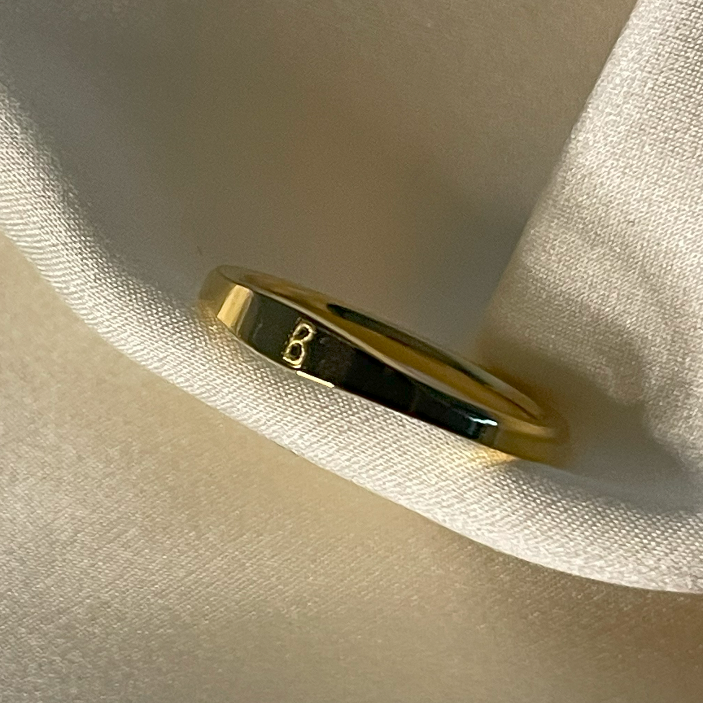 Minimalistic Letter Ring